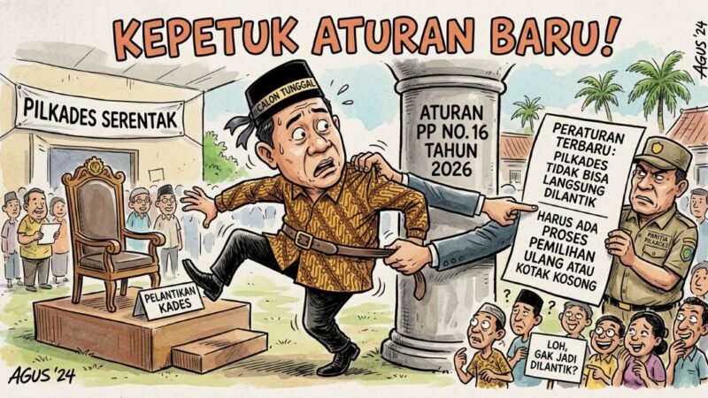 Calon Tunggal Pilkades Tak Bisa Langsung Dilantik, Begini Aturan Terbaru PP No. 16 Tahun 2026