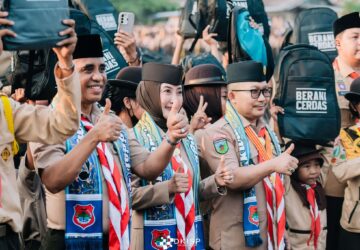 Ribuan Pramuka Padati Kemah Prestasi IV di Kabupaten Banggai