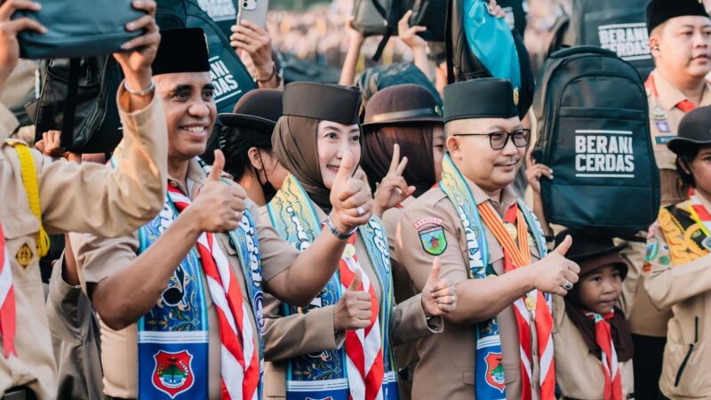 Ribuan Pramuka Padati Kemah Prestasi IV di Kabupaten Banggai