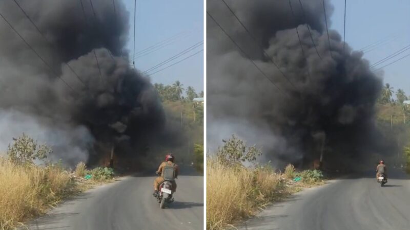 Kemarau dan Angin Kencang Picu Karhutla di Bukit Maahas Luwuk Selatan