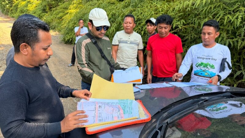 Respon Cepat Aduan Masyarakat, Kantah Banggai Laksanakan Penelitian Lapangan Pertanahan di Desa Rata