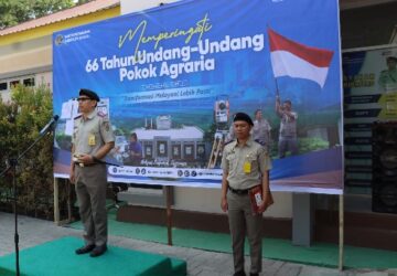 Kepala Kantah Banggai Bacakan Sambutan Menteri ATR-Kepala BPN dan Tegaskan Komitmen Transformasi, Melayani Lebih Pasti