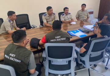 Matangkan Jadwal Lapangan, Kantah Banggai Terima Kunjungan Tim Pemprov Sulteng