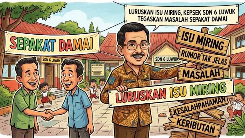 Luruskan Isu Miring, Kepsek SDN 6 Luwuk Badrun Ladaele: Sudah ada Kesepakatan Damai