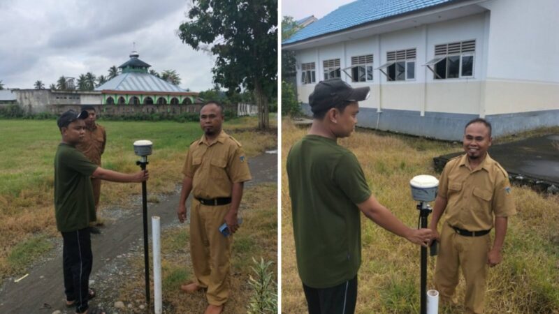 Kantah Banggai Laksanakan Pengukuran Tanah SMA Negeri 1 Batui Selatan