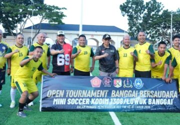 Ganas! Alfian Hat-Trick, Skuad OPD Banggai Libas Kodim 1308/LB Skor 5-2