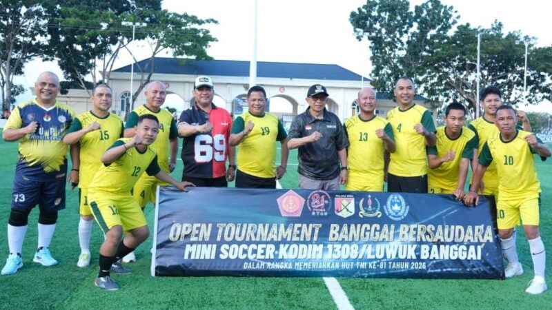 Ganas! Alfian Hat-Trick, Skuad OPD Banggai Libas Kodim 1308/LB Skor 5-2