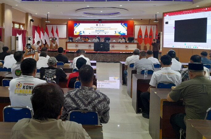Besok, Kontingen Porprov Banggai Matangkan Kesiapan Lewat Bimtek Hukum dan Administrasi