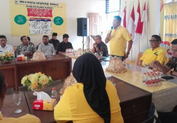 Tatap Pemilu 2029, DPD Golkar Banggai Gandeng KPU dan Bawaslu Rapikan Data Sipol