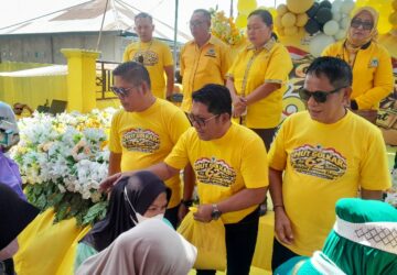 Semarak HUT ke-62 Partai Golkar di Banggai: Bagikan 1.000 Sembako Gratis Hingga Tegaskan Komitmen Layani Aspirasi Rakyat