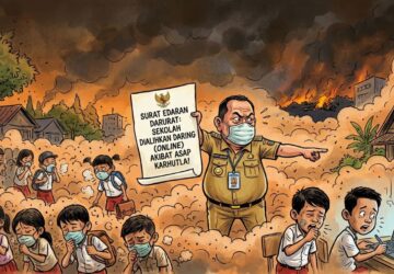 Dampak Asap Karhutla Kian Pekat, Bupati Banggai Terbitkan Edaran Darurat: Sekolah Dialihkan Daring Mulai 16 Oktober 2026