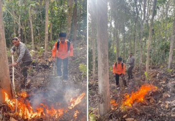 TRC BPBD Banggai Padamkan Karhutla di Desa Kamumu, Rifai Mahiwa: Warga Tetap Waspada Cuaca Ekstrem