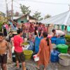 Polresta Banggai Salurkan 30 Ribu Liter Air Bersih ke Warga Luwuk Utara