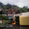 Lelah di Jalur Malam, Perjuangan Pengantar Paket Shopee Terhenti di Sungai Manyula Banggai