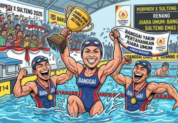 Meski Kuota tak Penuh, Cabor Renang Banggai Yakin Pertahankan Juara Umum di Porprov X Sulteng