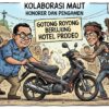Kolaborasi Maut Honorer dan Pengamen: Motor Mogok Pun Jadi Korban “Gotong Royong” Berujung Hotel Prodeo