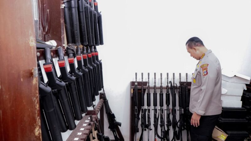 Kapolresta Banggai Sisir Detail Alutsista Dalmas, “Satu Alat Pun Nggak Boleh Beralasan Rusak”
