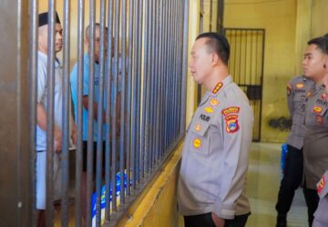 Pastikan Hak dan Fasilitas Terjaga, Kapolresta Banggai Turun Langsung Sidak Rutan