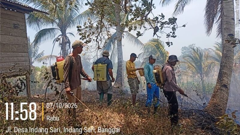 Luwuk Timur Diintai Jago Merah Dua Kali, Polisi Buka Suara usai Lahan 5 Hektare Hangus