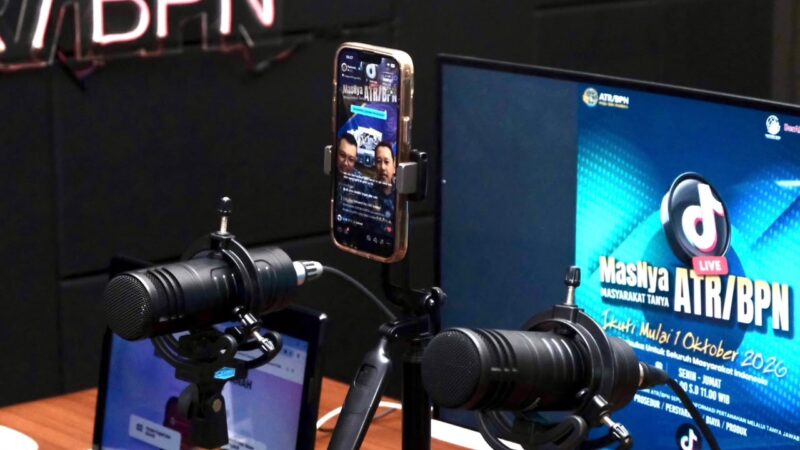 MasNya ATR-BPN Diluncurkan, Masyarakat Bisa Tanya Soal Layanan Pertanahan Lewat Live TikTok