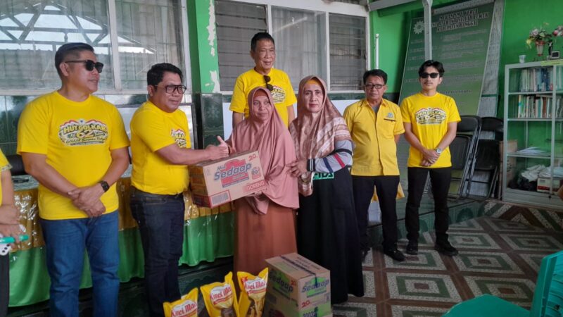 Di Usia ke-62, Golkar Banggai Mengetuk Pintu Langit Lewat Doa Tulus Anak Yatim Piatu di Luwuk