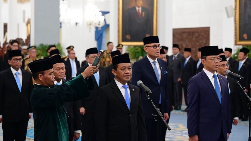 Rombak Skuad Kabinet, Presiden Prabowo Lantik Belasan Pejabat Baru di Istana Negara