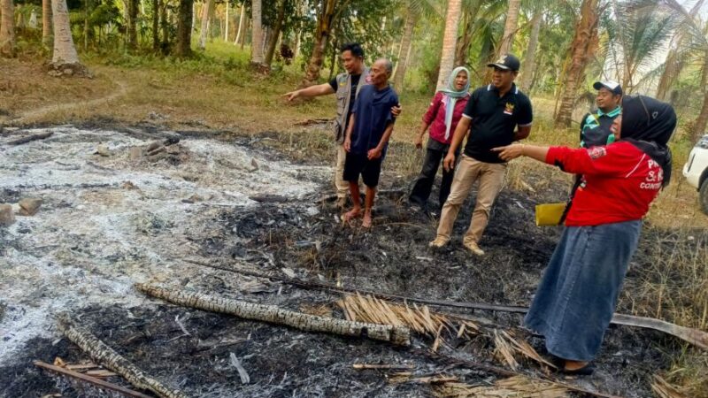Gubuk Tua Hangus Dilalap Api, Senyum Kakek Djamaludin Kembali Mekar Saat Pemkab Banggai Hadir Merangkul