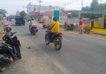 Gagal Mengantisipasi Saat Berbelok, Dua Pengendara Motor di Toili Masuk Klinik