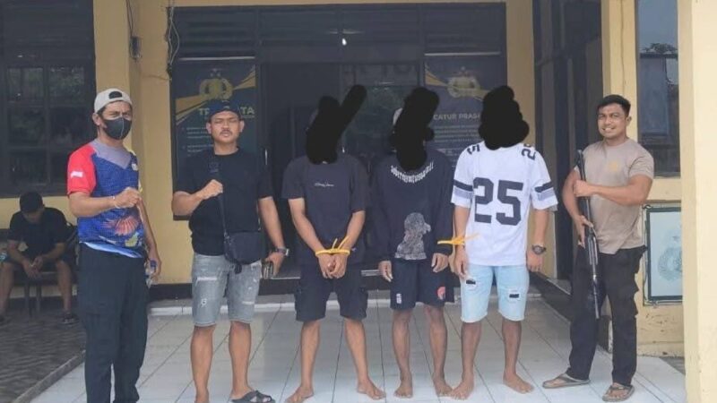 Sapi Hilang, Tiga Maling Berbakat Diciduk Personel Polsek Toili