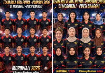 Dorong Performa Maksimal, Haji Agus Damalante Terjunkan Skuad Voli Porprov Banggai di Laga Uji Tanding Malam Ini