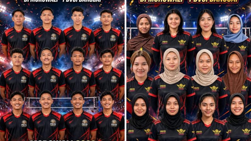 Dorong Performa Maksimal, Haji Agus Damalante Terjunkan Skuad Voli Porprov Banggai di Laga Uji Tanding Malam Ini