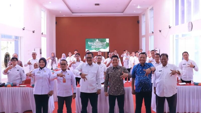 Memperkuat Ketersediaan Data Pertanahan dan Penatagunaan Tanah, Kanwil BPN Sulteng Gelar Rapat Integrasi NPGT