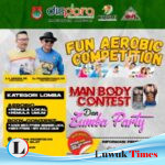 20 Januari 2024, Fun Aerobic Competition dan Man Body Contest Digelar di Luwuk Banggai