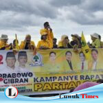 Kampanye Rapat Umum Dapil 1 Banggai, Simpatisan Agus Damalante Paling Heboh