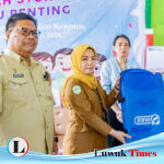 Hari Gizi Nasional di Luwuk, Bupati Banggai Amirudin Serahkan CSR BRI di Puskesmas Simpong