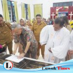 Wabup Banggai Furqanuddin Resmikan Gereja Jemaat GKLB Siloam Hion Pagimana
