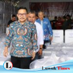 Amir dan Furqan Kunjungi Kantor KPU Banggai, Santo: Energi Bagi Kami