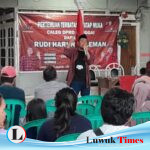Caleg PDI Perjuangan Dapil 1 Banggai Rudi Harun Suleman Sentil Sistem Paket Politik Uang