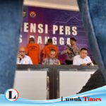 Konferensi Pers, Polres Banggai Ungkap Dua Kasus Curanmor