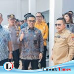 Didampingi Bupati Banggai Amirudin, Dirjen PDN Kemendag RI Hadiri Revitalisasi Pasar Bunta