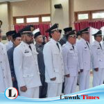 Hari Ke 2 Pelantikan, Bupati Banggai Ambil Sumpah 6 Camat