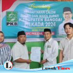 Bakal Cabup Banggai Amirudin Serahkan Formulir Pendaftaran di PKB dan NasDem