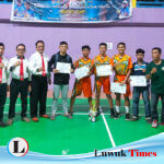 Seleksi Popda 2024 di Luwuk, Tim Sepak Takraw SMAN 1 Batui Jawara