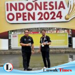 Gufran dan Nizar Rahmatu Nonton Langsung Final Indonesia Open