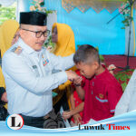 Kunjungi Lima Kecamatan, Bupati Banggai Amirudin Beri Bantuan Anak Yatim