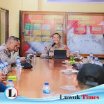 Kapolres Banggai AKBP Putu Hendra Binangkari Tatap Muka Dengan Wartawan di Luwuk