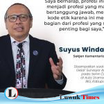 Sekjen Kementerian ATR/BPN Suyus Windayana dapat Gelar Surveyor Kehormatan