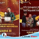 Dipimpin Santo Gotia, KPU Banggai Dua Kali dapat Penghargaan KPU RI