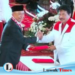 Wabup Banggai Furqanuddin Masulili Terima Duplikat Bendera Pusaka dari BPIP