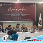 Rakor Persiapan Pendaftaran Calon Bupati dan Wabup Banggai, KPU Libatkan Instansi Teknis